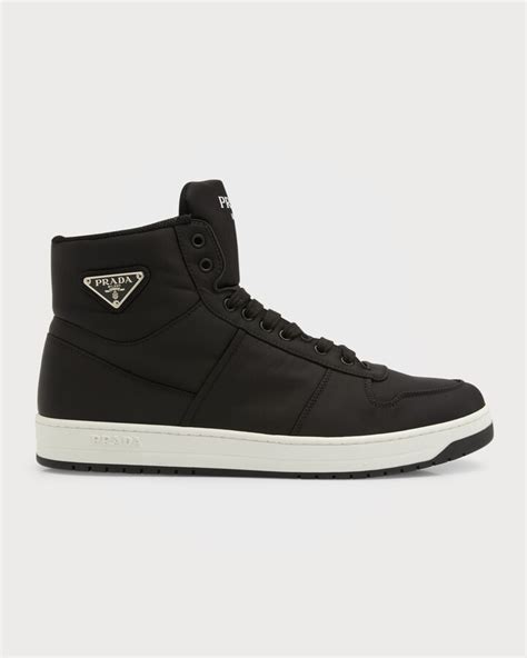 prada high top wedge sneaker|Prada gabardine high top sneakers.